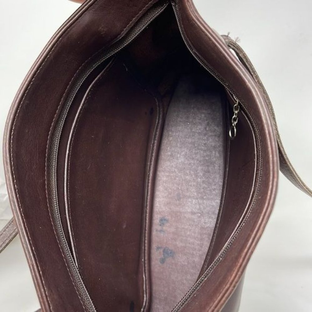 Coach Brown Leather Shoulder Bag - Picture 13 of 14